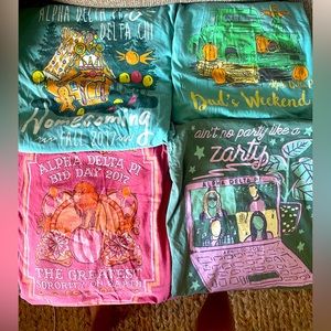 BUNDLE of Alpha Delta Pi Pocket Tees